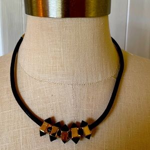 Banana Republic choker on leather cord